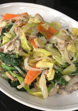 簡単☆マヨポンツナの温野菜サラダ-レシピのメイン写真