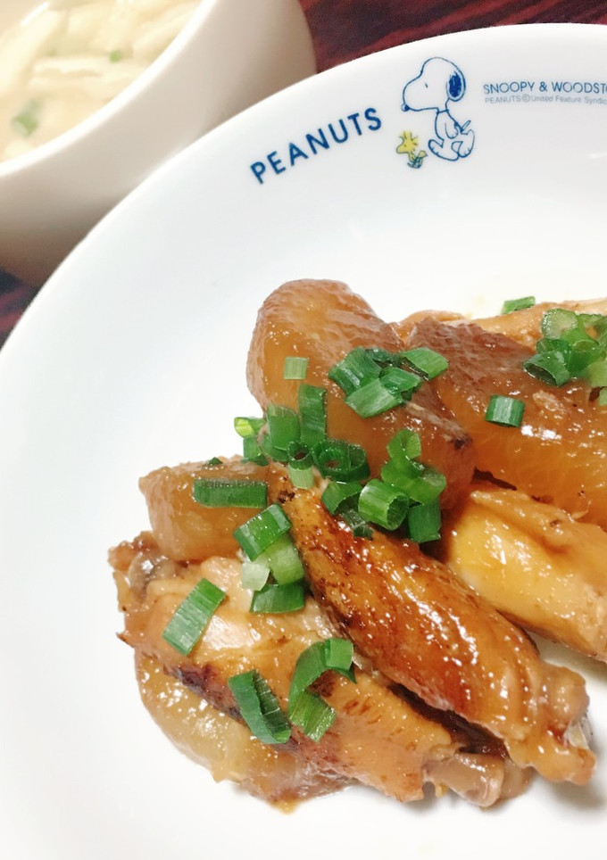 手羽なかと大根の照り煮-レシピのメイン写真