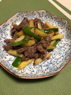 牛肉とジャガイモの醤油炒め-レシピのメイン写真