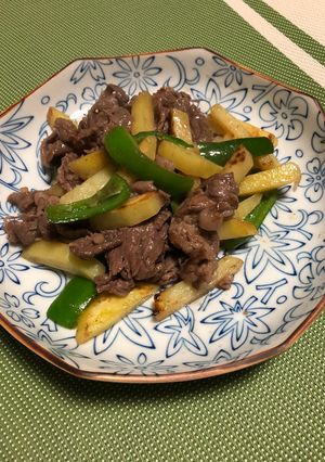 牛肉とジャガイモの醤油炒め-レシピのメイン写真