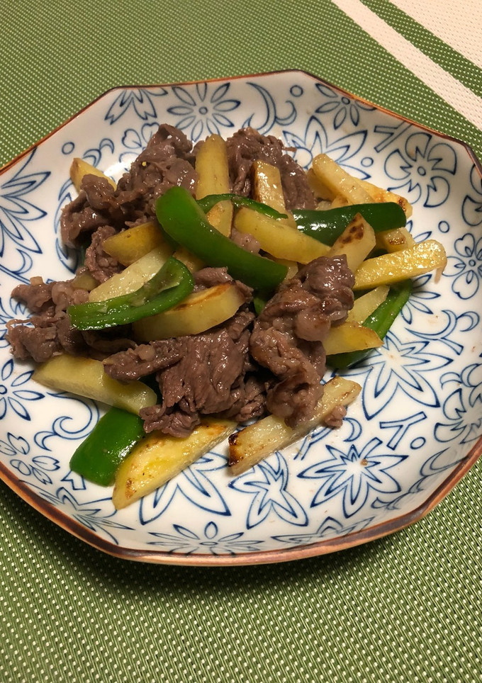 牛肉とジャガイモの醤油炒め-レシピのメイン写真