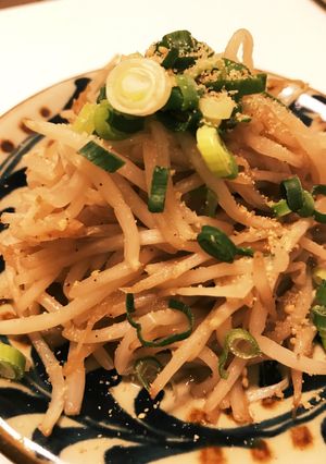 甘酸っぱくて美味しい！もやしのごま油炒め-レシピのメイン写真