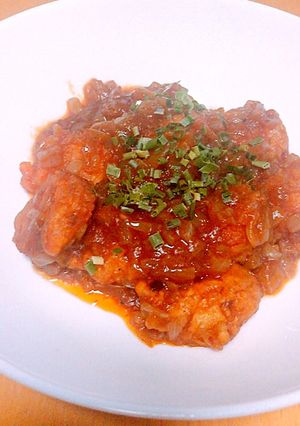 手間なしエビチリ　〜玉ねぎソース〜-レシピのメイン写真