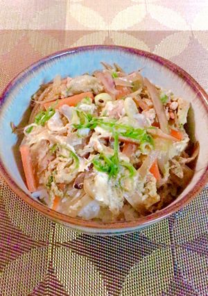 にぎやか♬親子丼-レシピのメイン写真