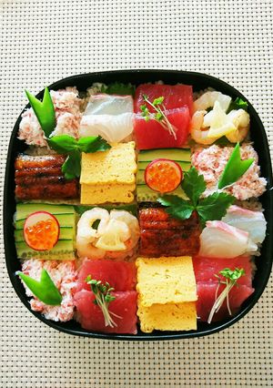 雛祭りやお祝いに。モザイク寿司❤-レシピのメイン写真