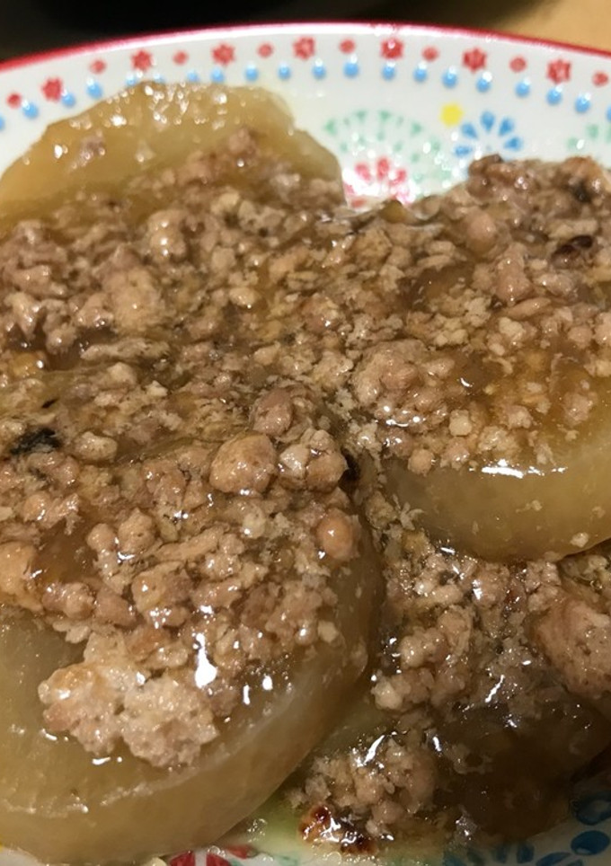 大根のそぼろあんかけ圧力鍋で簡単♪-レシピのメイン写真