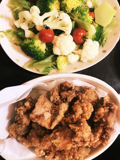 晩ご飯唐揚げ-レシピのメイン写真