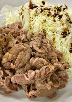 俺流!ラム肉の塩コショウ炒めインド風味-レシピのメイン写真