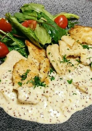 鶏むね肉のソテー ~マスタードソース~-レシピのメイン写真