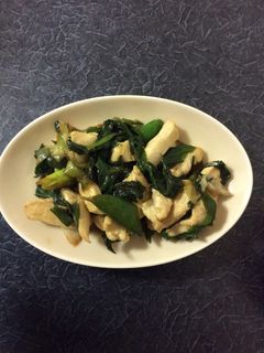鶏胸肉と葉玉ねぎのオイスターソース炒め♪-レシピのメイン写真