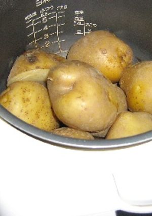 炊飯器で、じゃがいも炊き？-レシピのメイン写真