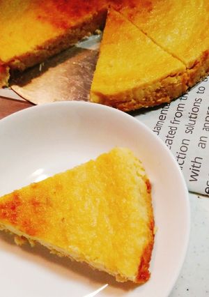 糖質制限☆おからと酒粕のチーズケーキ-レシピのメイン写真