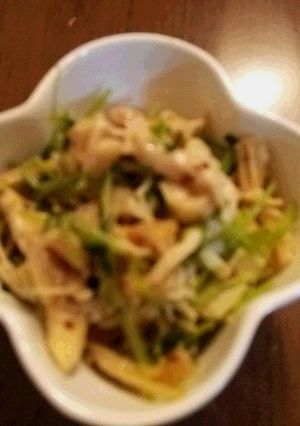 鶏むね肉と豆苗のハニーマスタード和え-レシピのメイン写真