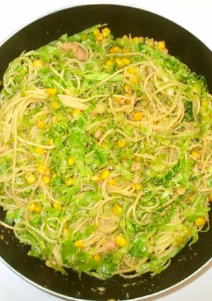 たらこパスタ♪簡単キャベツで-レシピのメイン写真