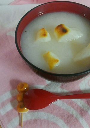 簡単３ステップ!美容に良いよ♪甘酒しるこ-レシピのメイン写真
