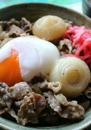 新玉ねぎたっぷり牛丼☆簡単時短大量消費に-レシピのメイン写真