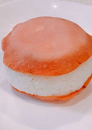 レンジで簡単、ハムチーズおにぎり！-レシピのメイン写真