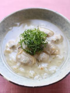 大葉あさり雑炊-レシピのメイン写真