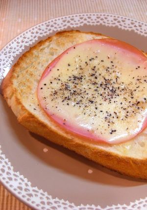 ✿スパイシー☆ハムチーズトースト✿-レシピのメイン写真