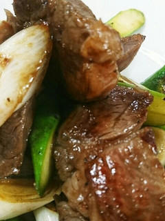 究極のステーキソース牛肉とアスパラソテー-レシピのメイン写真