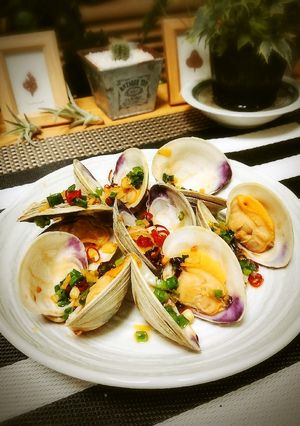 ホンビノス貝の酒蒸し-レシピのメイン写真