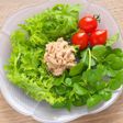 わさび菜とクレソンのツナサラダ