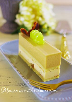 紅茶とラムレーズンのムース-レシピのメイン写真