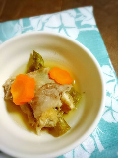 アスパラと油揚げの豚巻き煮-レシピのメイン写真