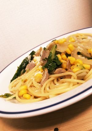 春の菜の花パスタ(*´꒳`*)-レシピのメイン写真