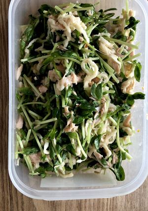 豆苗と切り干し大根のサラダ 梅風味-レシピのメイン写真