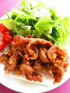 ☺節約レシピ☆簡単おかず♪豚肉の唐揚げ☺-レシピのメイン写真