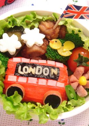 ロンドンバスおにぎり-レシピのメイン写真