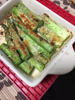 アスパラガスのバターチーズ焼き!-レシピのメイン写真
