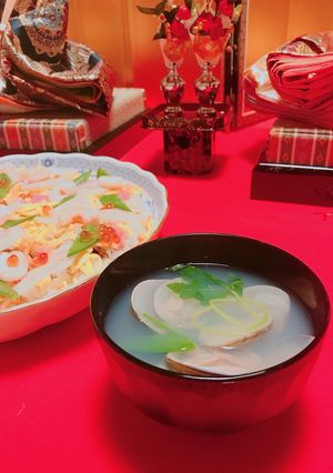 ひな祭り ハマグリのお吸い物-レシピのメイン写真