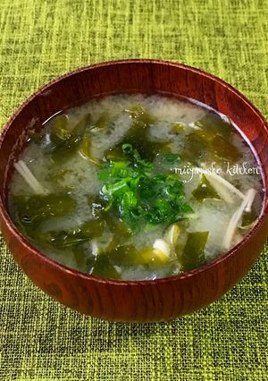 採れたて生わかめのお味噌汁-レシピのメイン写真