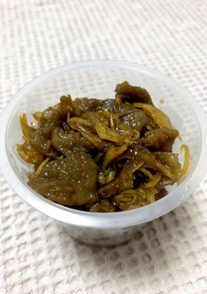 冷凍猪肉でご飯に合うしぐれ煮！-レシピのメイン写真