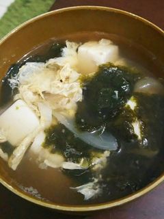海苔と豆腐の優しいスープ-レシピのメイン写真