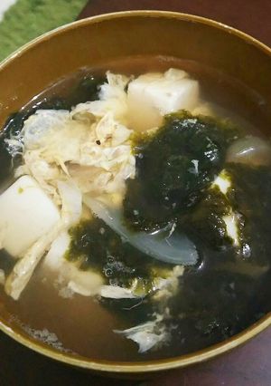 海苔と豆腐の優しいスープ-レシピのメイン写真