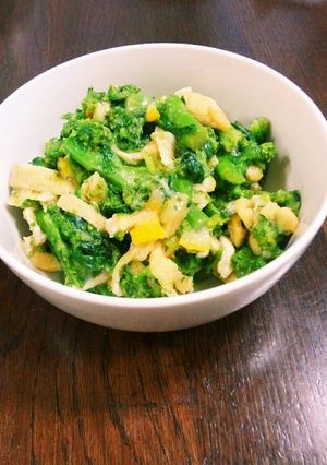 菜の花の柚酢味噌和え-レシピのメイン写真