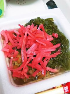 めかぶ紅しょうが納豆-レシピのメイン写真