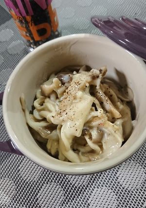 小分けホワイトソースで簡単クリームキノコ-レシピのメイン写真