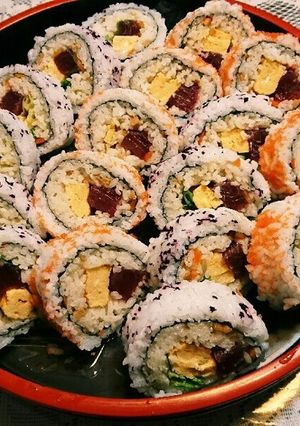 春のちらし寿司ロール-レシピのメイン写真