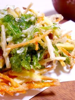 シンプルな味 〜かき揚げ〜-レシピのメイン写真