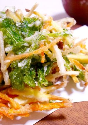 シンプルな味 〜かき揚げ〜-レシピのメイン写真