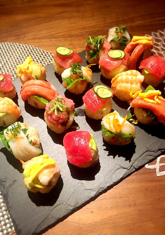 ちらし寿司の素で♡手毬寿司のひな祭り♡-レシピのメイン写真