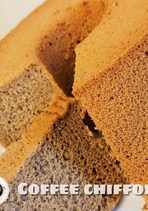 しっとりふわふわ＊珈琲シフォンケーキ-レシピのメイン写真
