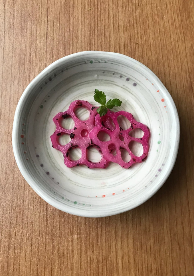 お弁当の彩りに！ゆかり蓮根-レシピのメイン写真