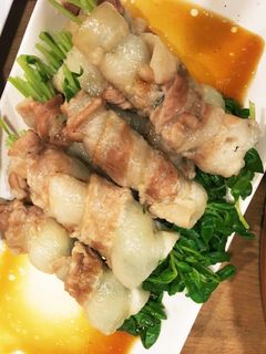 豆苗の豚バラまき-レシピのメイン写真