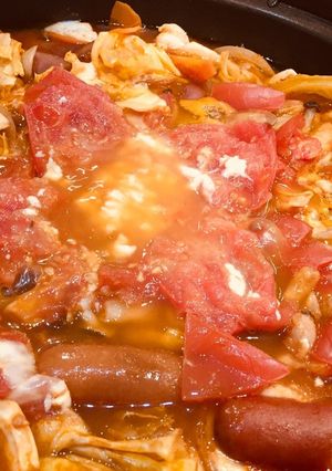 栄養たっぷり☆トマトチーズ鍋-レシピのメイン写真