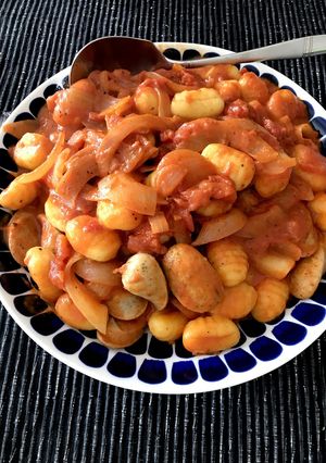 休日のお昼に☆トマトクリームニョッキ-レシピのメイン写真
